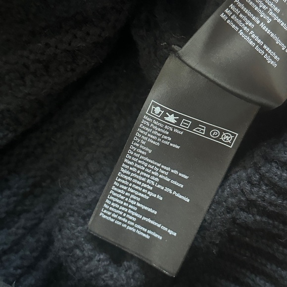 NEW Ba&Sh Bash Aude Wool Blend Cardigan in Black | size 1 / S - Picture 7 of 10